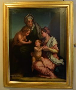 004-Andrea del Sarto: Sacra famiglia (copia del dipinto di Palazzo Pitti)
