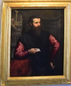 005-Paris Bordon: uomo con maniche rosse (rosso Tiziano)