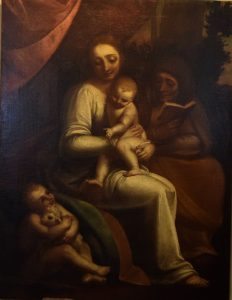 013-Luca Cambiaso: Madonna con bambino, S. Anna e S. Giovannino