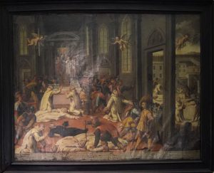 044-pittura fiamminga raffigurante l'eccidio compiuto nel monastero di Ruremunda: vennero uccisi dodici religiosi