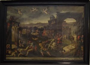 045-quadro fiammingo che raffigura martirio di frati certosini