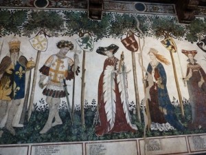 049-da sinistra: Goffredo di Buglione, Delfile (madre di Diomede), Sinope e Ippolita (amazzoni)