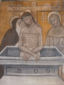 120-affreschi provenienti da altre chiese, recuperati dal restauratore Steffanoni di Bergamo su commessa di Tapparellli