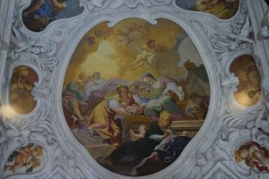 149-affresco Nascita della Vergine, di Giulio Quaglio