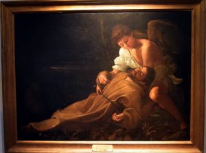 216-S. Francesco riceve le stigmate - attribuito al Caravaggio