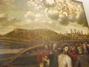 057-Cristo con gli apostoli sulle rive del Borbore (fiume di Asti): si può scoprire come era fatta Asti nel 1600