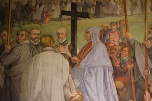 San Carlo in processione per pregare contro la peste